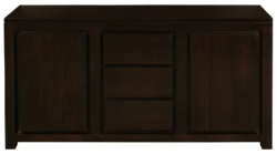 CT Amsterdam Solid Mahogany Timber 2 Door 3 Drawer Buffet