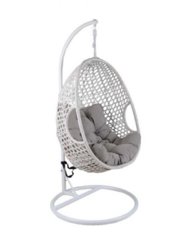 VI Jimmy Metal Frame Fabric Pod Chair