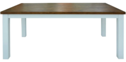 VI Montreal Solid Timber Two Tone Dining Table