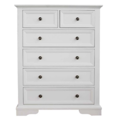 VI Sala Solid Timber Tallboy with 6 Drawers
