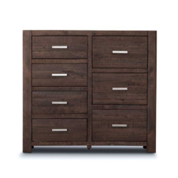 VI Sedona Solid Timber 7 Drawer Tallboy